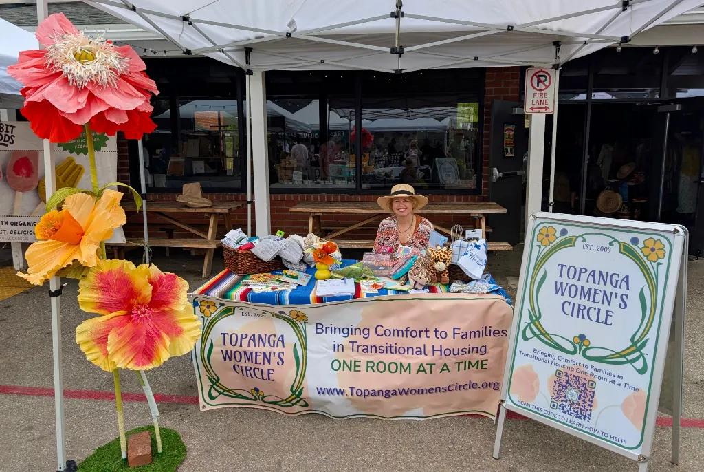 Wende at the Topanga Farmers Market